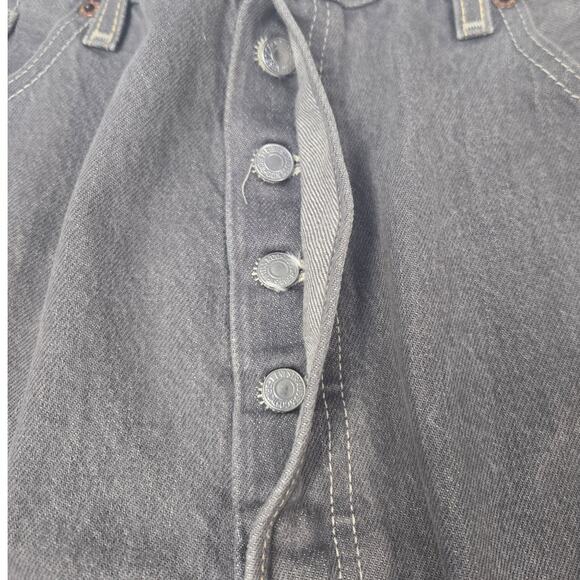 Levis Original 501 Mens 40X32 Straight Leg Button Fly 100% Cotton Denim Jeans - Picture 6 of 6